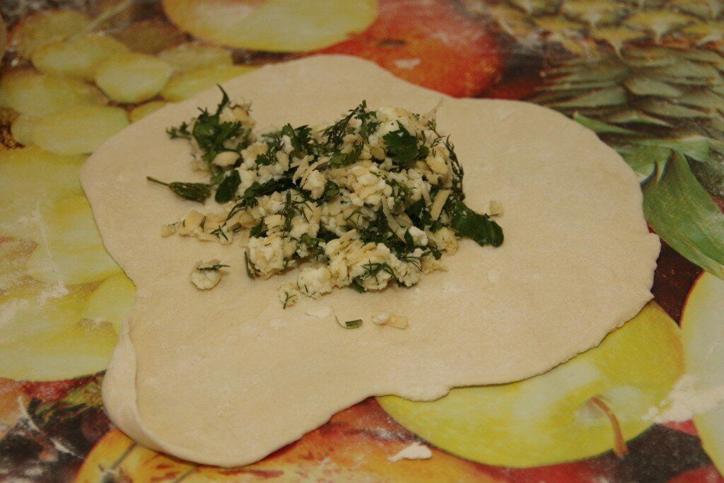 Лепешки с сыром