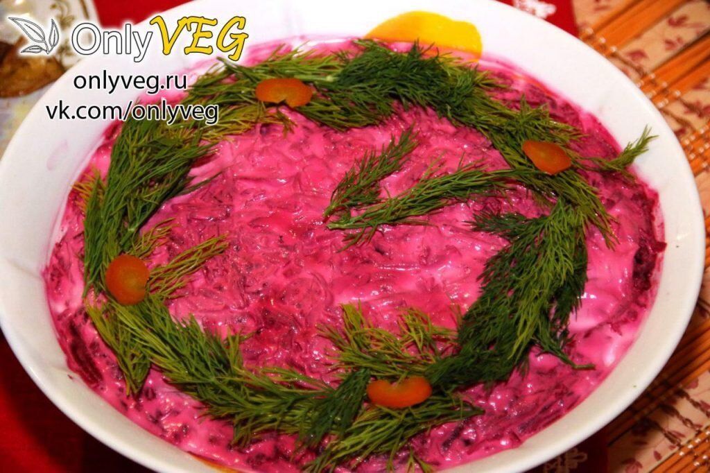 Салат "Морская капуста под шубой"