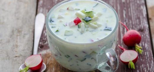 Окрошка вегетарианская