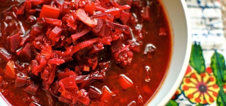 Сыроедческий борщ