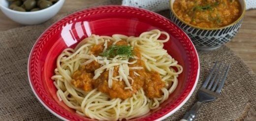 Чечевичная подлива к спагетти