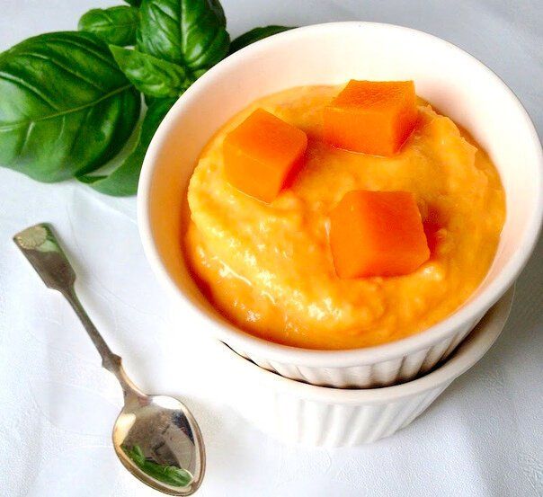 Кремовый десерт из тыквы