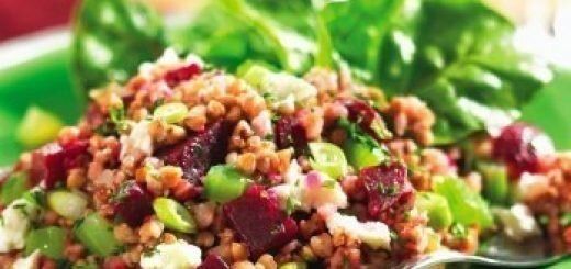 Перловая (пшеничная) каша со свеклой