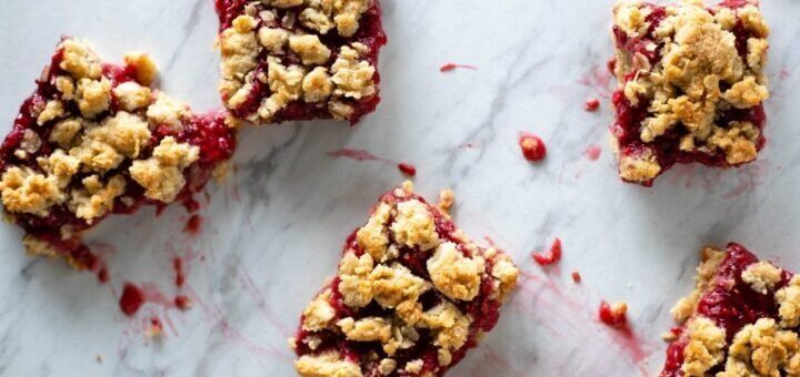 Батончики с малиной