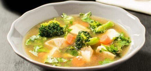 Овощной суп с тофу