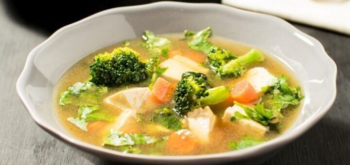 Овощной суп с тофу