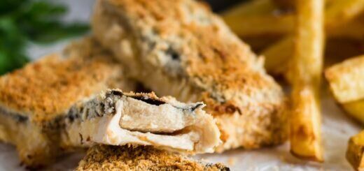 Тофиш и чипсы с соусом тар-тар