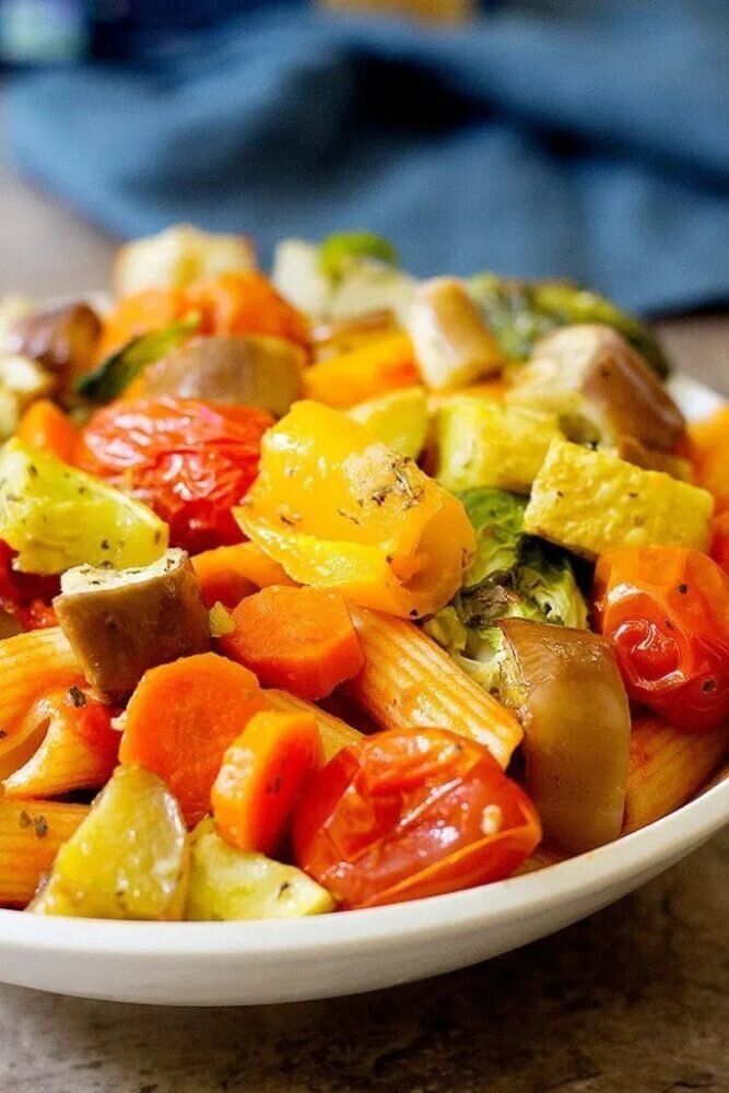 Паста с овощами