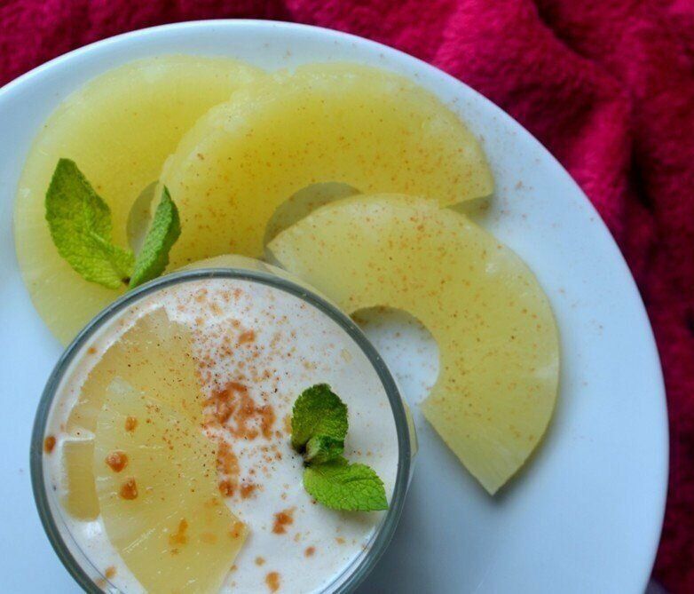 Ананасовый мусс