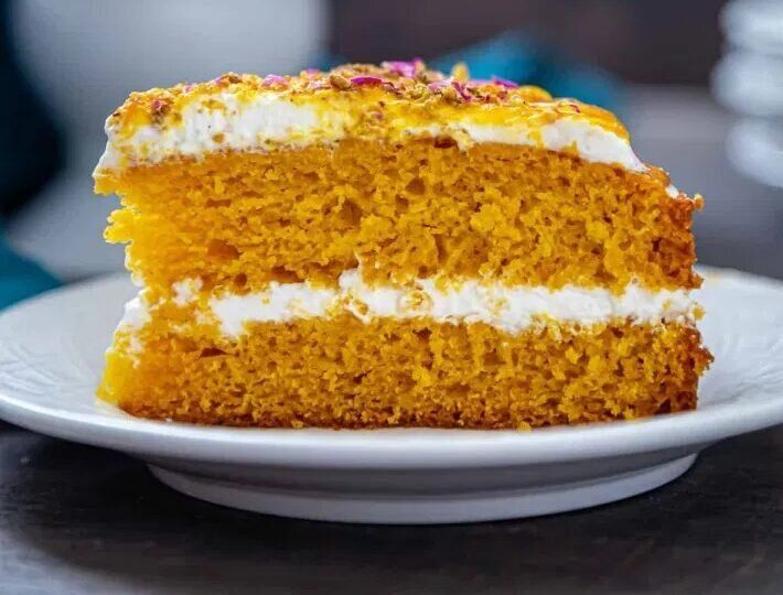 Манговый торт