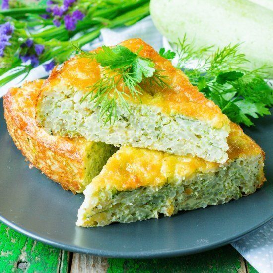 Рисовая запеканка 