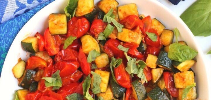 Соте из кабачков