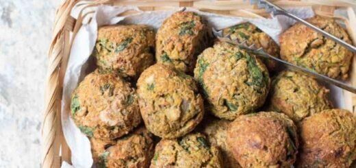 шпинатные фрикадельки