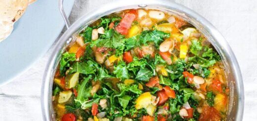 Овощное рагу с фасолью