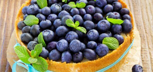 Черничный пирог