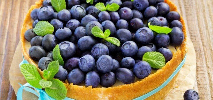 Черничный пирог