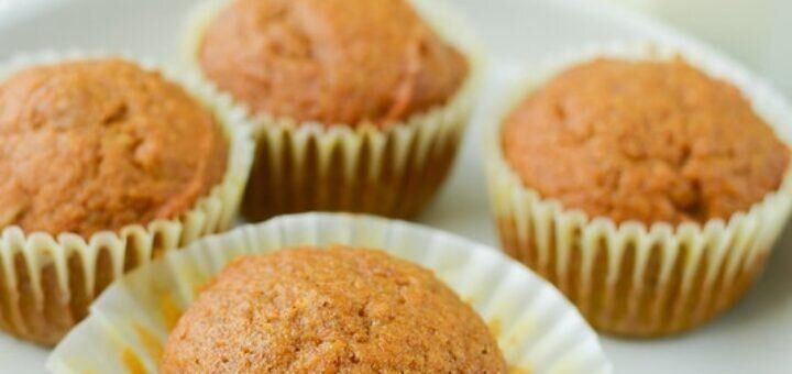Маффины с тыквой и орехами