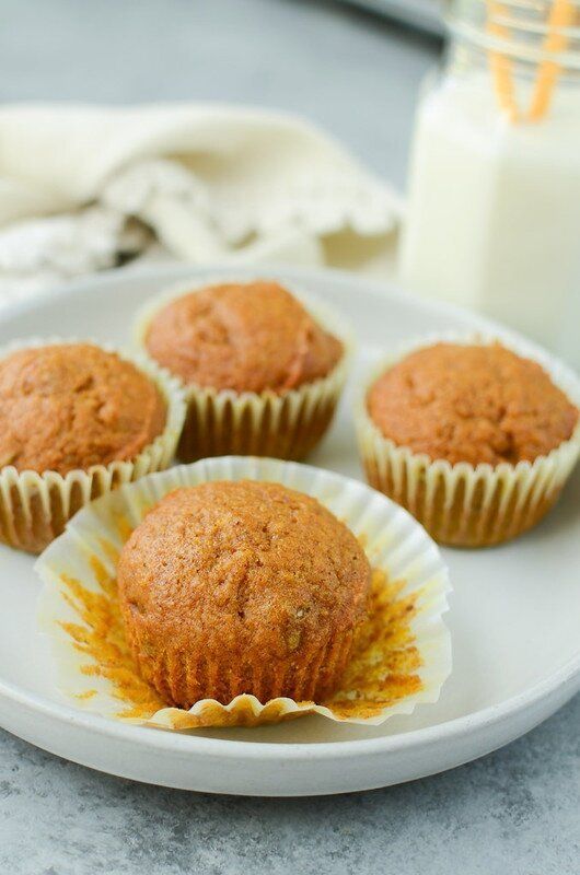 Маффины с тыквой и орехами