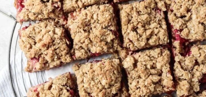 Овсяный пирог со сливами