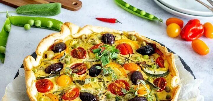 Киш с овощами