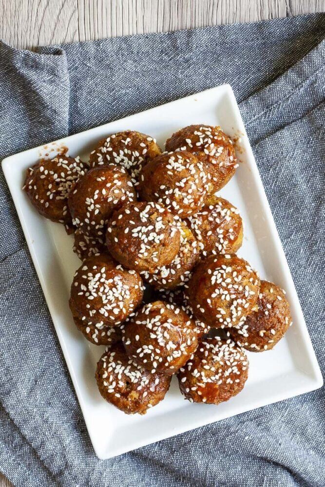 Фрикадельки из нута и риса 