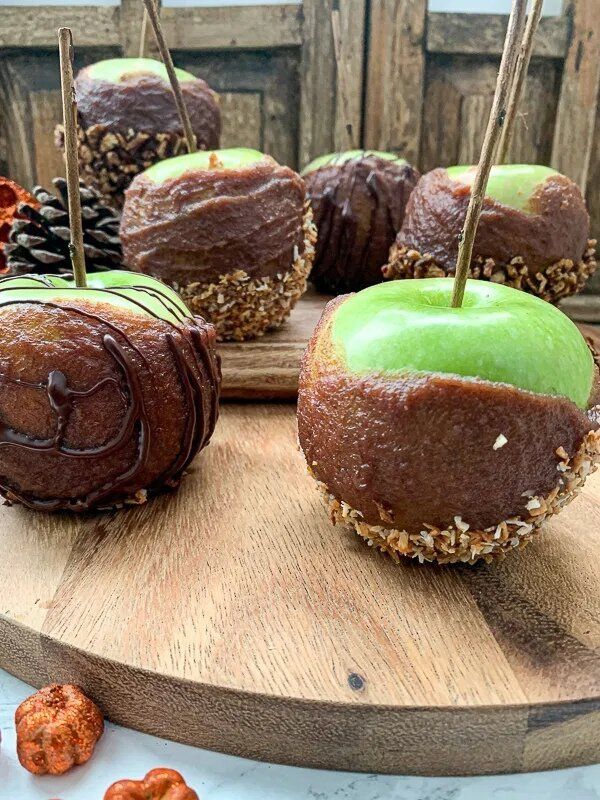 Яблоки в карамели 