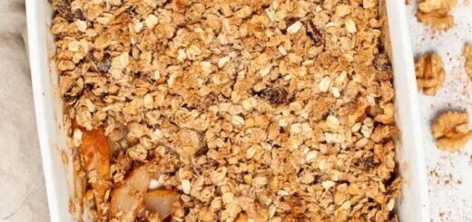 Грушевый крамбл