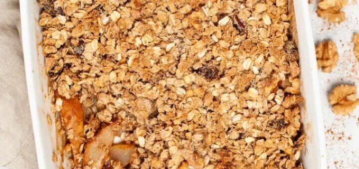 Грушевый крамбл