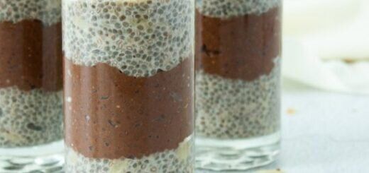 Шоколадно-банановый пудинг