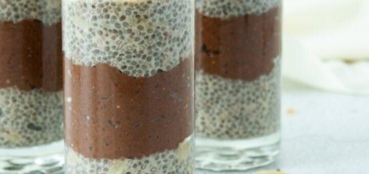 Шоколадно-банановый пудинг