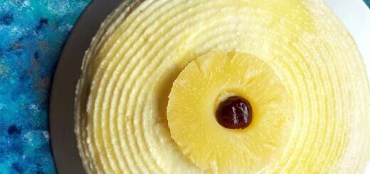 Ананасовый бисквит