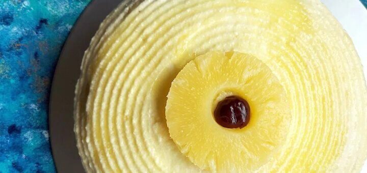 Ананасовый бисквит