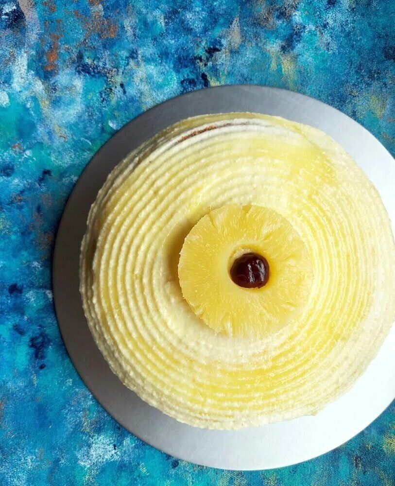 Ананасовый бисквит