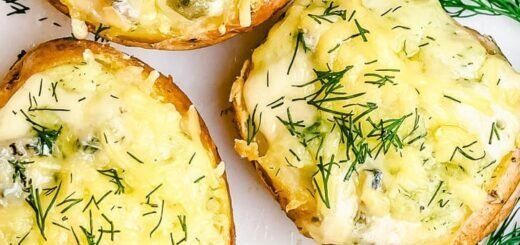 Запеченный картофель с сыром