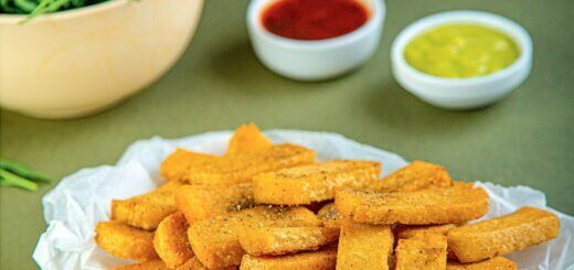 Запеченные нутовые палочки