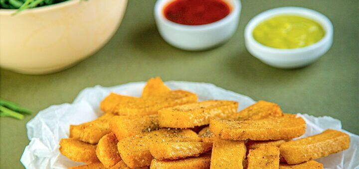 Запеченные нутовые палочки