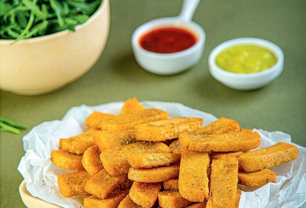 Запеченные нутовые палочки