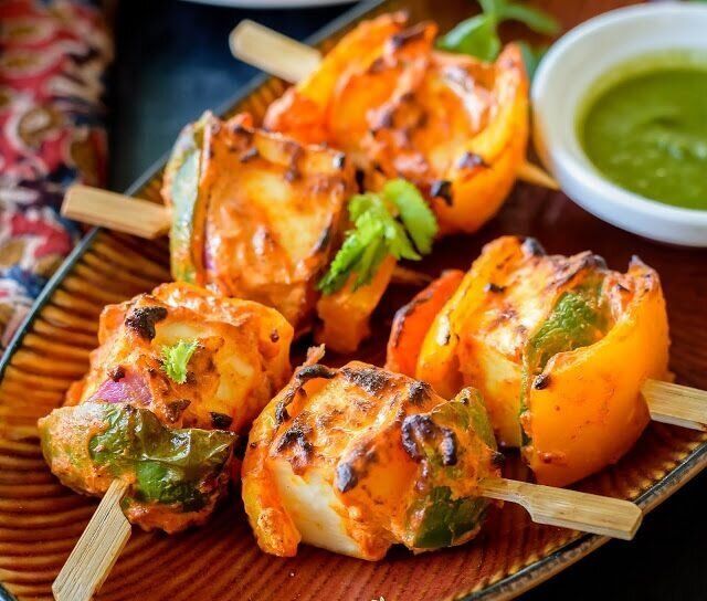 Мини-шашлык с паниром