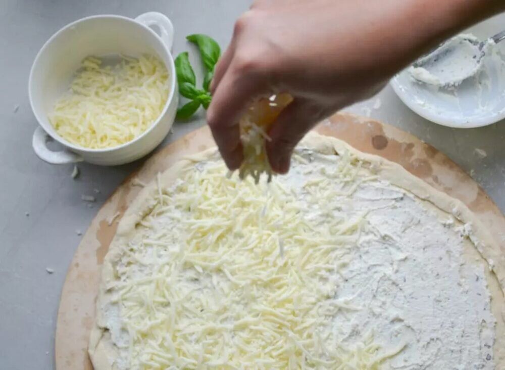 Белая пицца 