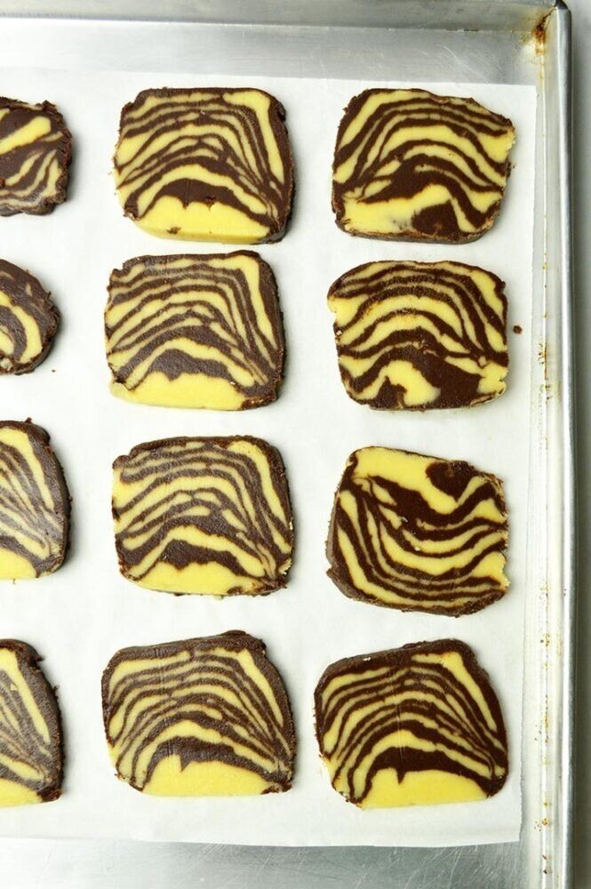 Зебра - печенье