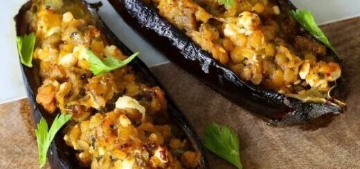 Фаршированные баклажаны