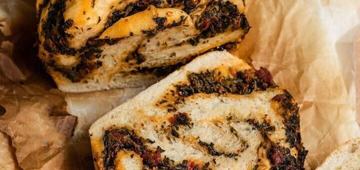 Хлеб с зеленью