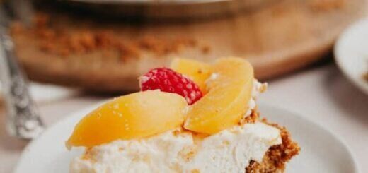 Персиковый чизкейк