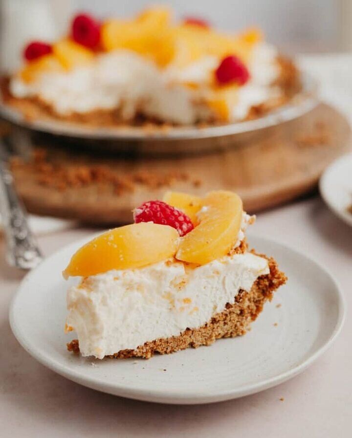 Персиковый чизкейк