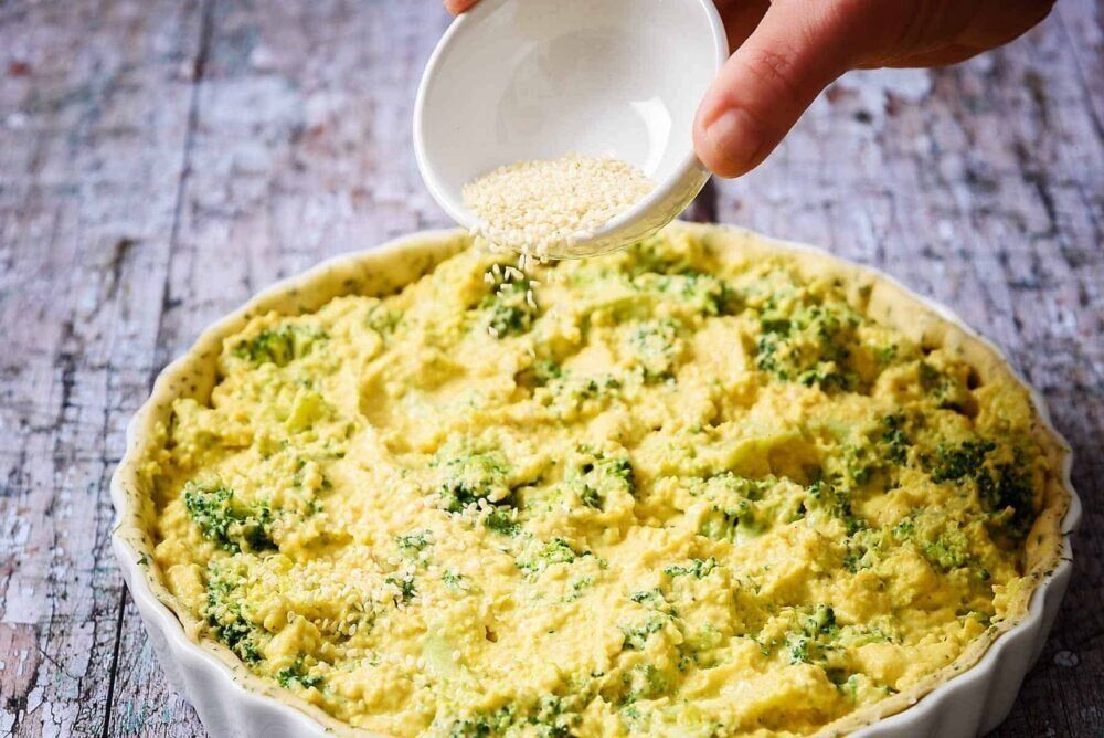 Пирог с брокколи 