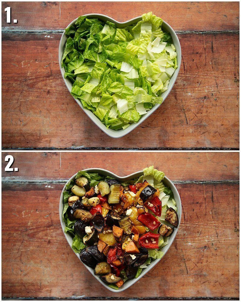 запеченных овощей