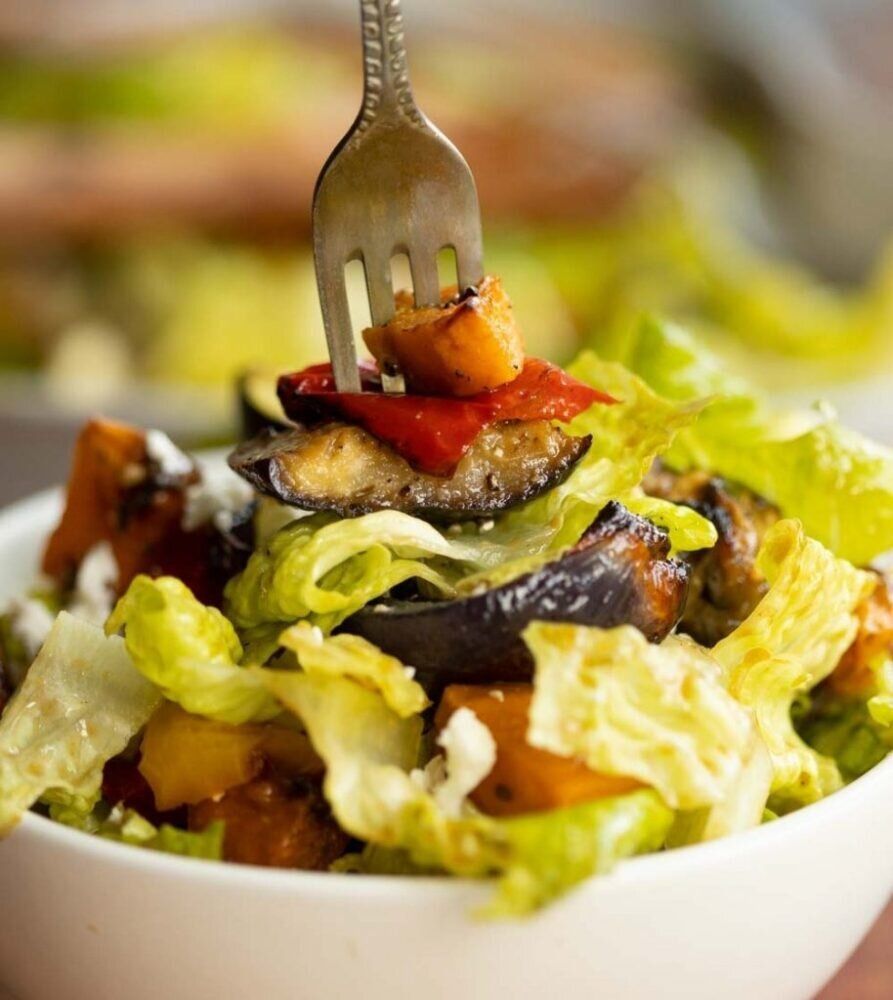 запеченных овощей