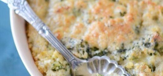 Запеканка с брокколи