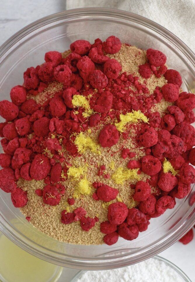 Лимонно - малиновые батончики