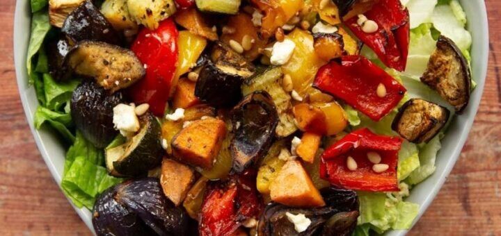 запеченных овощей